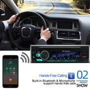 Single 1 Din Car Radio FM USB Bluetooth TF