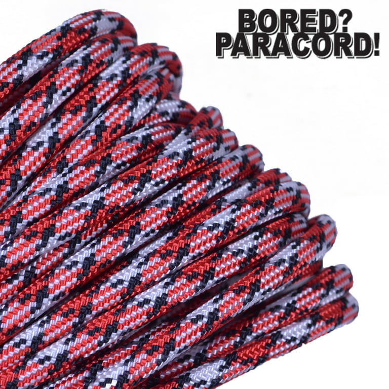 Bored Paracord Brand 550 lb Type III Paracord - Bite 10 Feet