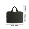 thumbnail image 3 of Weloille Padded Laptop Sleeve Bag, Shockproof Waterproof Notebook Computer Protective Case, Soft Lining Portable, for 13-16 Inch Laptop Storage Carrying Office Travel Business Use, 3 of 6