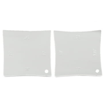 2PCS Guitar Neck Fretboard Nut Radius Gauge Luthier Radian Measuring Ruler Tool Nursing Tools