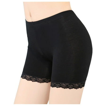 

Pgeraug underwear women Modern Moda Lace Safety Pants Leggings Anti-Empty Boxer Shorts sports bras for women Black