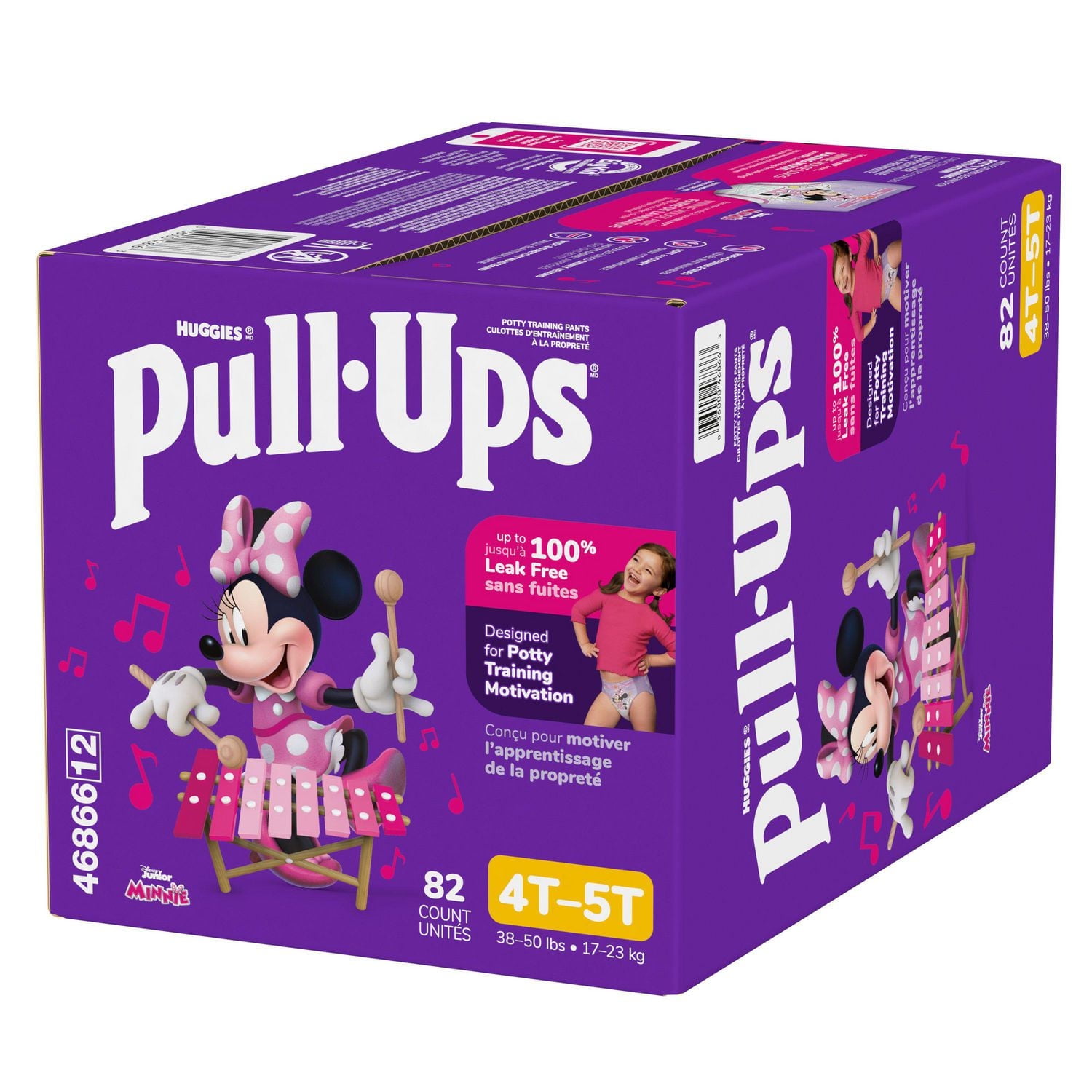 Pull-Ups Girls' Potty Training Pants, Economy Pack, Size: 2T - 6T, Size: 2T - 6T | 104 - 66 Count