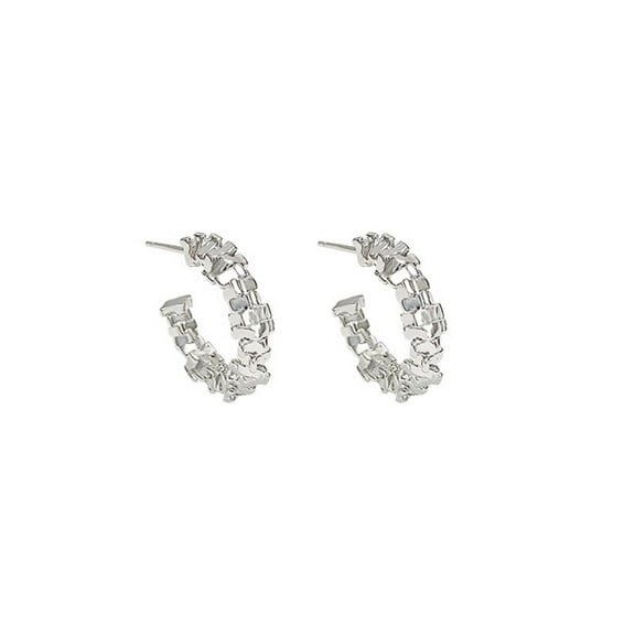 DESIGNICE Earrings,Chic and Unique Design Helix Earrings,Pearl and Zirconia Embellishments Ear Cuffs,Style10