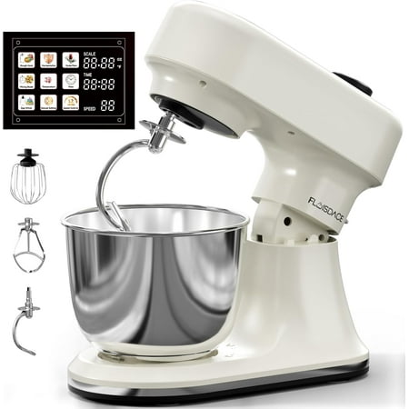 9-IN-1 Stand Mixer, 660W 12-Speed Kitchen Mixer, 5.5QT Bowl Household Food Mixers include Dough Hook, Whisk and Beater, Food Mixer for Most Home Cooks, Kitchen Scale for Baking