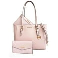 thumbnail image 3 of Michael Kors Women's Leather MK Patten Crossbody Tote Handbag, Powder Blush, 3-Piece, 3 of 8