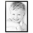 thumbnail image 2 of ArtToFrames 30x42 CM / 11.81x16.54 INCH Black Picture Frame, This 1.25 Inch  Wood Poster Frame is Black Stain (CMWOM-4088), 2 of 8