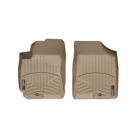 WeatherTech Custom Fit FloorLiners compatible with 2009-2010 Hyundai Elantra - 1st Row (Driver & Passenger), Tan