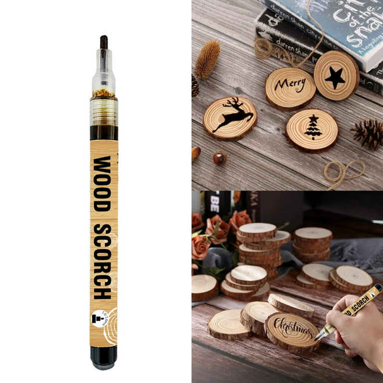Wood Scorch Pen Marker ChemicalWood Burning Pen For Project Painting DIY  Pyrography Caramel Marker Art Pyrography Supplies