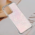 thumbnail image 6 of Slim Fit Phone Case for Samsung Galaxy A13, Glitter Liquid Quicksand Effect Silicone Soft TPU Case with Camera Lens and Screen Protection Cover for Galaxy A13 4G/5G,LSWT Pink, 6 of 8