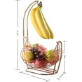 thumbnail image 4 of Jiallo Fruit basket with Banana Hanger silver, 4 of 5