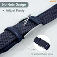 thumbnail image 6 of WHIPPY Braided Stretch Golf Belt for Men Elastic Belt for Jeans Pants Gift, 6 of 7