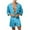 zb-Sky Blue, variant on Hvyesh Mens Robe Lightweight Soft Hooded Bath Robe Casual Short Sleeved Satin Robe Sleepwear Nightgown with Pockets for Men