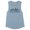 Stonewash Denim, variant on Skyline Columbus Ohio Women's Muscle Tank Large White