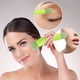 thumbnail image 5 of Xiao Hua Juego de 5 brochas de maquillaje portátiles para viaje, mini juego de brochas de maquillaje multifuncionales, caja de brochas de maquillaje con espejo, verde, 5 of 5