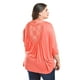 thumbnail image 3 of Cardigan con detalle de encanje Roman Fashion /Tallas Extras, 1434 (Coral) naranja claro 38, 3 of 6