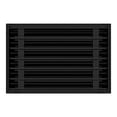 thumbnail image 2 of BUILDMART - 18x12 Modern AC Vent Cover - Decorative Black Aluminum Air Vent - Standard Linear Slot Diffuser - Heating and Cooling Register Grille for Ceiling, Walls & Floors - Texas Buildmart, 2 of 8