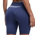 thumbnail image 2 of Amzcrzy Running Shorts for Women Fashion Crisscross High Waisted Yoga Shorts Comfy Versatile Thigh-Length Women'S Shorts Casual Solid Color Summer Workout Shorts XL, 2 of 9