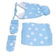 thumbnail image 2 of Conjunto de guantes y gorro para niños, gorro bonito de invierno para bebé, manoplas, bufanda, regalo de cumpleaños para actividades al aire libre, color azul, 2 of 5