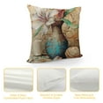 thumbnail image 4 of French Rustic Floral Style Throw Pillow Covers Lavender Flower Print Square Pillowcase Decorative Cushion Covers for Home Sofa Couch, 4 of 5
