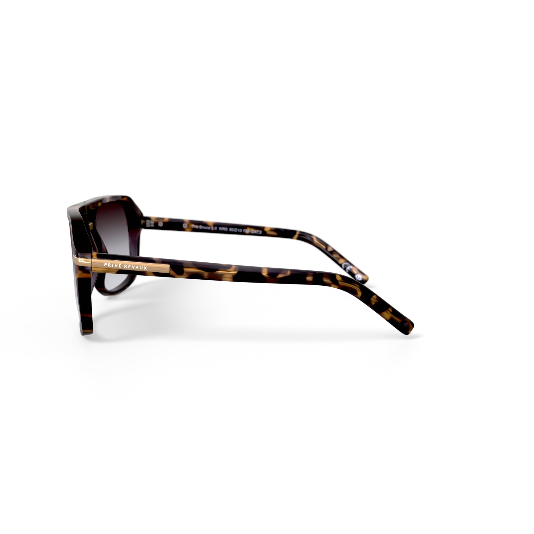 Prive Revaux Men's Rx'able Fashion Polarized Sunglasses, 'Bruce 2.0', Navigator, Havana, 60-13-138