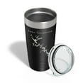 thumbnail image 4 of Lake Tuscaloosa Map Tumbler Travel Mug Insulated Laser Engraved Coffee Cup Alabama 20 oz Black, 4 of 5