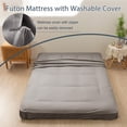 thumbnail image 7 of MAXYOYO 6" Extra Thick Floor Futon Mattress, Foldable Mattress Tatami Pad Floor Mattress for Adults Floor Bed Roll Up Mattress Guest Mattress,Dark Grey,Twin, 7 of 7