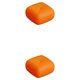 thumbnail image 1 of Inteprter Senderismo Viajes Estuche de transporte impermeable a prueba de polvo Oficina Cocina Cuarto de baño Caja de almacenamiento Hebilla Naranja S 2Conjunto, 1 of 6