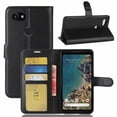 thumbnail image 1 of [PST] Google Pixel 3 Case, Leather Magnetic Card Slot Wallet Folio Flip Case Cover, 1 of 6