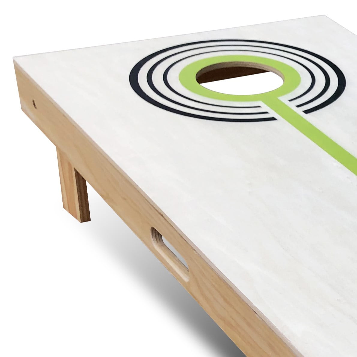 Official Size Cornhole Bean Bag Toss Set 4 ft x 2 ft by Backyard Hero