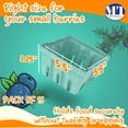 thumbnail image 3 of MT Products 1 Quart Green Pulp Fiber Vented Berry Produce Basket - Pack of 15, 3 of 12