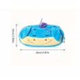 thumbnail image 2 of Cute Cartoon Plush Animal Pencil Cases, Portable Zipper Organizer Pouch For Teens, Back‑To‑School & Office Stationery (donkey), 2 of 5