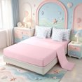 thumbnail image 3 of Manfei Ocean Cartoon Shell 7-Piece Twin Bedding,Pink Bowknot Bedding Comforter Set,Pink Reversible, 3 of 7