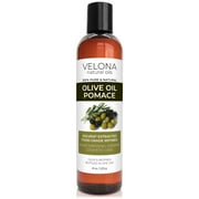 Olive Pomace Oil by Velona - 8 oz | 100% Pure and Natural Carrier Oil | Refined, Cold pressed | Cooking, Skin, Hair, Body & Face Moisturizing | Use Today - Enjoy Results