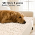 thumbnail image 3 of decorUhome Sofa Cover for Dogs, Non Slip Fuzzy Couch Cover, Washable Slipcover for Pets(Beige, 27.6" x 59"), 3 of 10