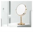thumbnail image 3 of Personal Makeup Mirror Vanity Mirror With Lights Desktop Vanity Mirror Stainless Steel Rotating Double-sided Mirror Retro Bathroom Mirror Handheld Beauty Mirror ,Widely Use, 3 of 5
