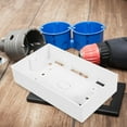 thumbnail image 3 of FUTUREORYY Recessed Floor Outlet Box White Socket Box 1Pcs for Electrical Safety, 3 of 8