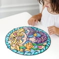thumbnail image 6 of Melissa & Doug Stained Glass Made Easy Activity Kit: Mermaids - 140+ Stickers, 6 of 10
