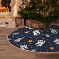 thumbnail image 5 of Sikiie Panda Astronaut Nativity Christmas Tree Skirt, Jesus Christian Winter Holiday Tree Mat Decoration(30-48IN)30", 5 of 6