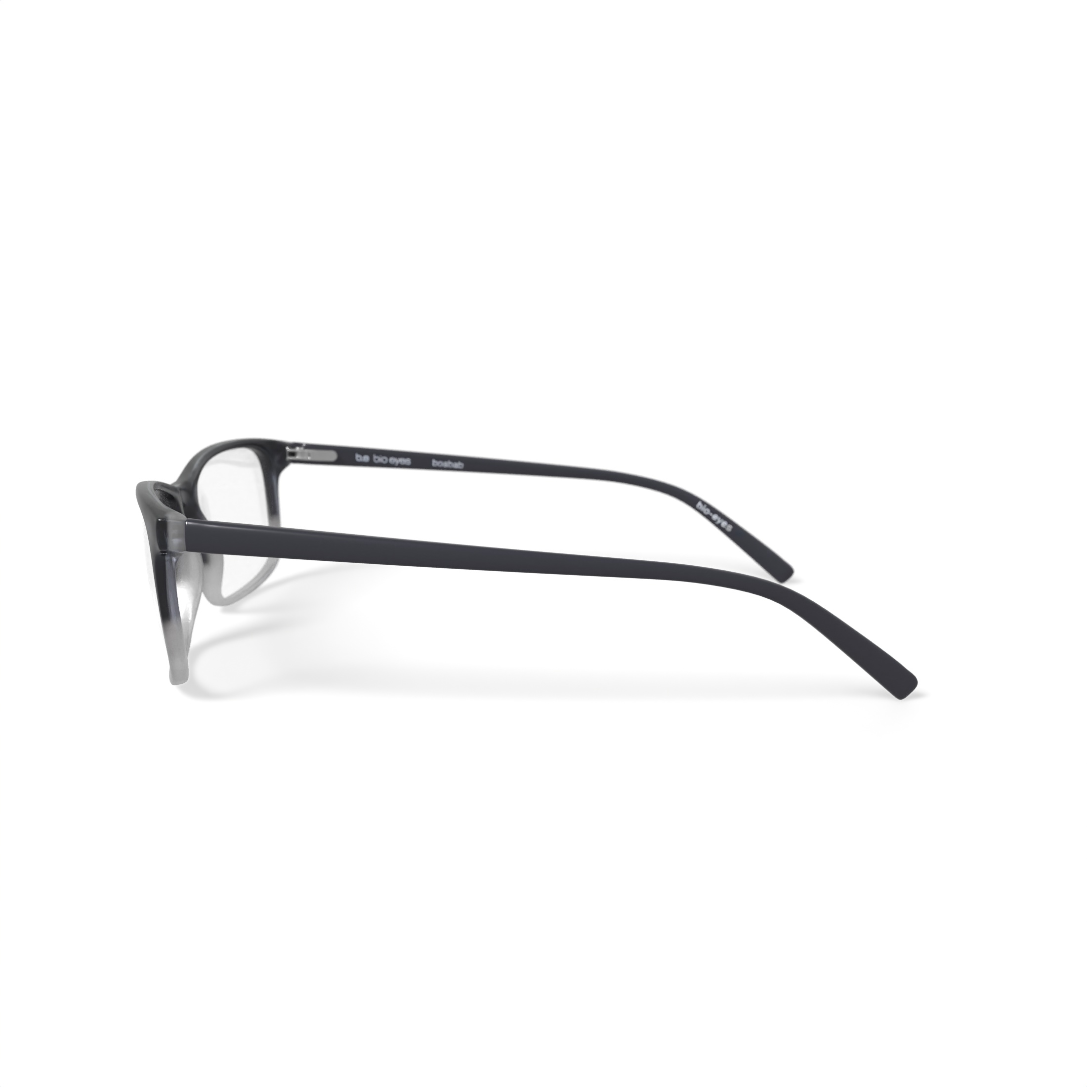 Bio Eyes Men's BE26 Boabab Rectangular Prescription Eyeglasses with Case, Black Gold