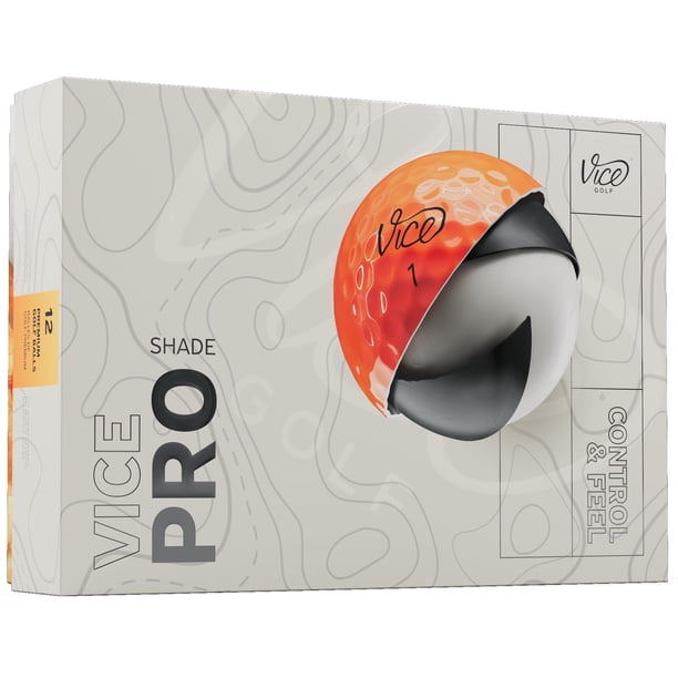 Vice Golf Vice Pro Pelotas de Golf Modelo 2025 Rojo-Naranja