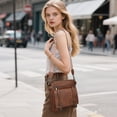 thumbnail image 4 of KALUNMA Crossbody Bags for Women Multi Pocket Vegan Leather Shoulder Handbags Travel Purse with Adjustable Strap, 4 of 6