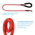 thumbnail image 6 of Plutus Pet Long Rope Dog Leash, Heavy Duty, Reflective, With Comfortable Padded Handle, 15FT 20FT 30FT Dog Training Leash for Small Medium Large Dogs (66FT, Red), 6 of 7