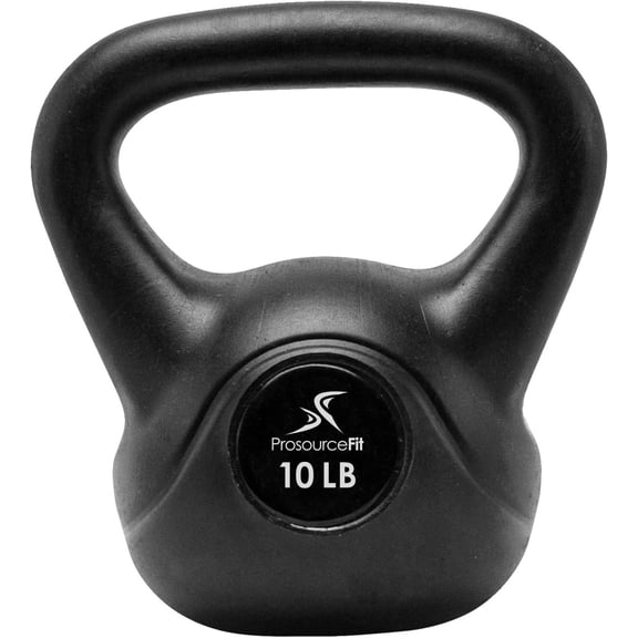 YSHIHAO Vinyl Plastic Kettlebell, 10/15/20/25/30/35 lb Options, Strength Training for Home Gym