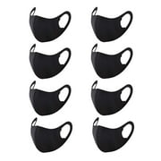 Angle View: ICQOVD 8Pc Unisex Washable Reusable-3D Design_Mask Resist-Dust Mouth Cover