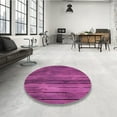 thumbnail image 4 of Ahgly Company Machine Washable Indoor Rectangle Transitional Medium Violet Red Pink Area Rugs, 2' x 4', 4 of 7