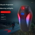 thumbnail image 3 of QHUDLV Rtyweth USB Rechargeable Tail Rear Waterproof Adjustable Taillight Lamp Highlig Warning Light, 3 of 9
