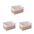 thumbnail image 1 of kurtrusly Convenient And Stylish Linen Storage Basket For Home Furnishings There Is A Large Capacity Inside To Store White Mix Powder 31*21*13 3Set, 1 of 6