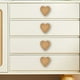 thumbnail image 4 of Romantic Heart Shaped Wooden Handles for Cabinets and Dressers Pack of 6, 4 of 10
