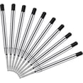 thumbnail image 1 of 10 Pcs Recharge de Stylo à Bille, Recharge Universelle Ligne Moyenne, Recharge de Stylo, Pointe Moyenne 1,0mm, 1 of 5