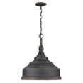 thumbnail image 3 of Golden Lighting Keating 3-Light Farmhouse Metal Pendant in Antique Ivory, 3 of 5